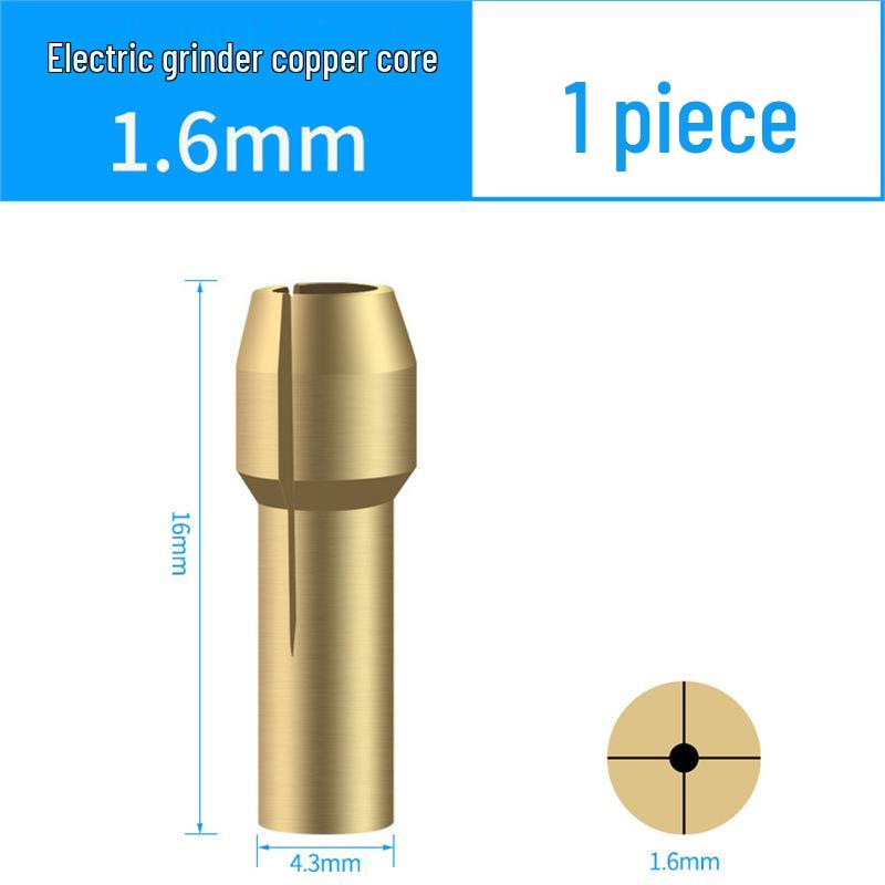 Compact Multi-Function Electric Grinder Chuck Nut - Stainless Steel Collet Accessory