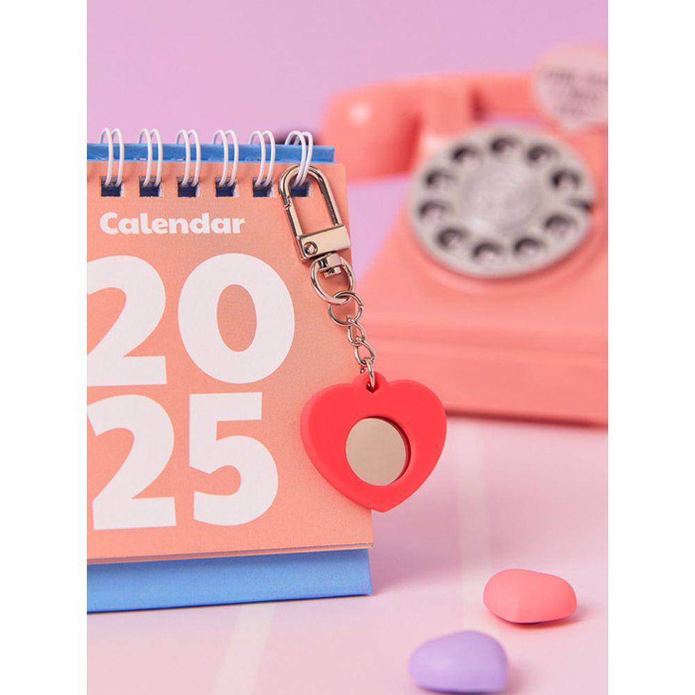 Kakao Friends Mini Spiegel Smartphone Anhänger Schlüsselanhänger Herz_Chunshik