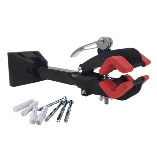 Bike Repair Stand Wall Workbench Mount Rack Strong Load Capacity Sturdy Construction Adjustable Height Easy To Install Bicycle Maintenance Rack
