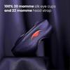Manta Sleep Mask with 100% Light Blocking and Zero Intraocular Pressure, Comfortable and Adjustable, Perfect for Sleeping