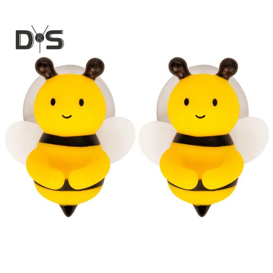 1/2/3 Stück Lustige Zahnbürstenhalter, starke Klebrigkeit, einfach zu installieren, Cartoon-Bienenform, Badezimmer-Organizer