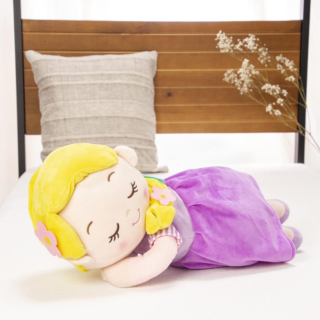 MORIPiLO Morishita Disney Rapunzel Body Pillow M 45cm Large Stuffed Toy Cushion Character Goods Sleeping Pillow Disney Princess Purple 4620074 Approx.
