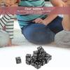 20pcs Dice Set Puzzle Fun 6 Sided Number Acrylic Dice for Gaming Preschool Education
