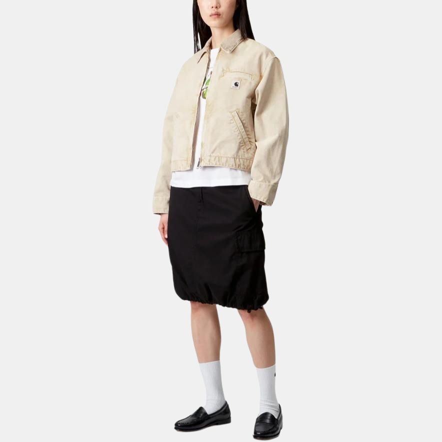 Carhartt WIP FW25 Emery Jacket With Square Hem Label Comfortable Simple Zipper Long Sleeve Jacket Women Jackets I035570-0ME-5F