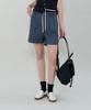 Chloe Cabra Shorts (Navy Stripe)