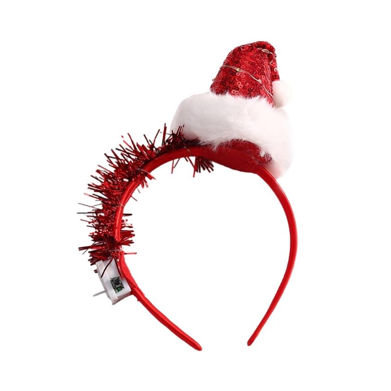 Christmas Snowflake Headband Party Costume Hair Tie Party Karaoke  Photo Props Party Hair Tie Hair Hoop Nightclub