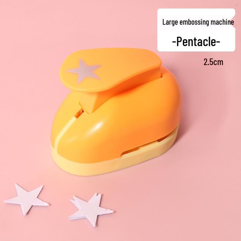 Children's DIY Paper Craft Embossing Machine - Easy Flower Punch for Kindergarten Educational Activities