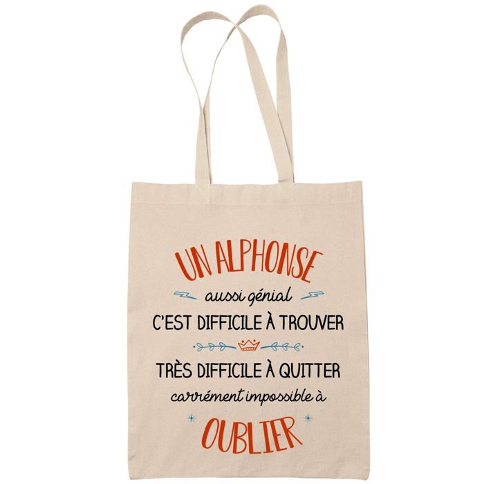 Tote bag - PLANETEE - Design exclusif « Un Aide Soignant Aussi Génial » - Coton Fairtrade - Imprimé en France - Beige