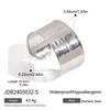 Stainless Steel Hammer Pattern Bracelet Hammered Texture Open Cuff Bangle  Autumn Season
