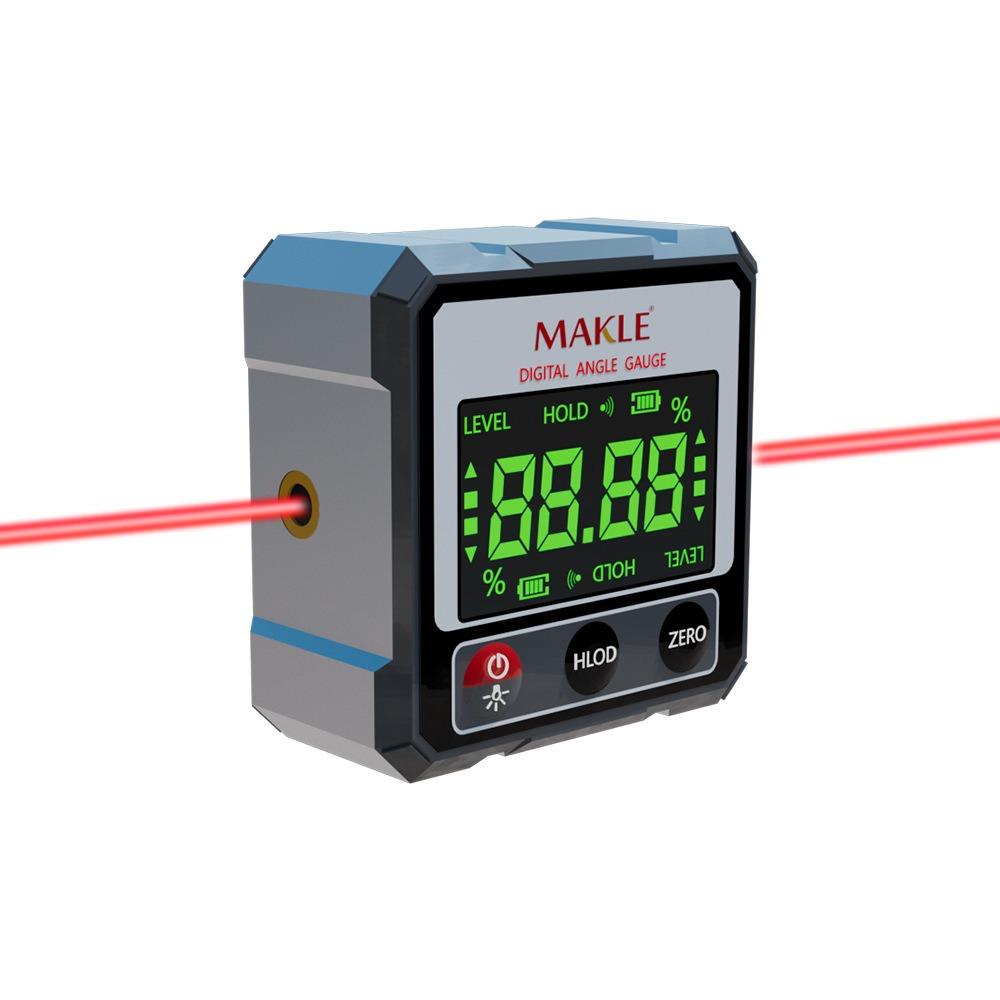 2-side Laser Inclinometer Goniometer Laser Level Ruler  for Construction Engineering
