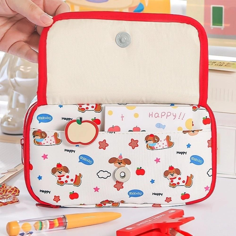 Large Capacity Stationery Storage Bag Cosmetics Storage Pen Pencil Case  Student