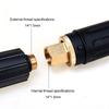 Car Washing Machine High-pressure Stainless Steel Extension Rod To Extend The Length Of Water Gun Spray Cleaning