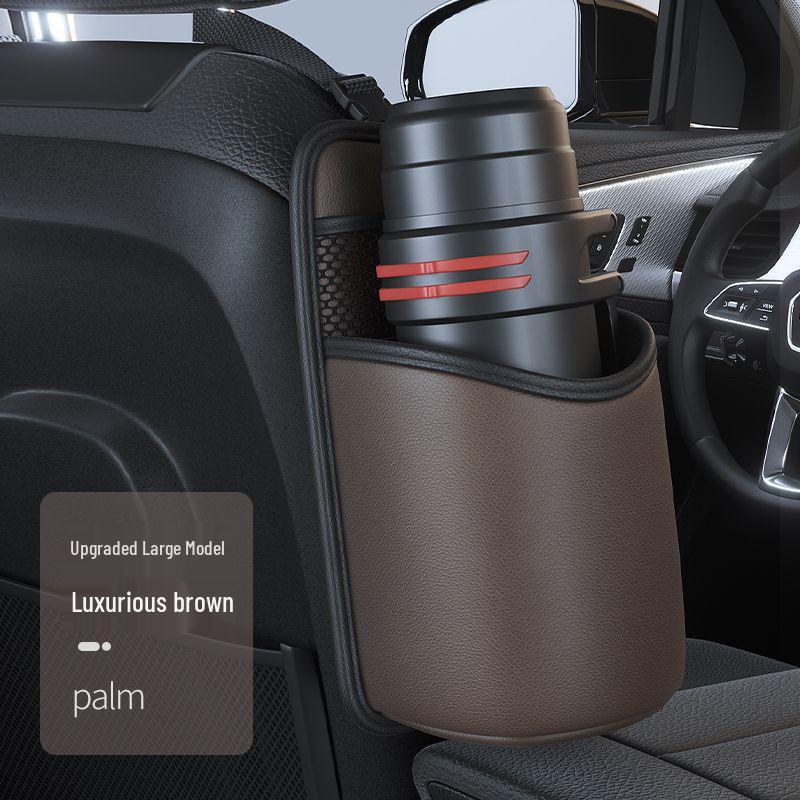 Car Seat Side Hanging Multifunctional Storage Bag with Tissue Box Holder