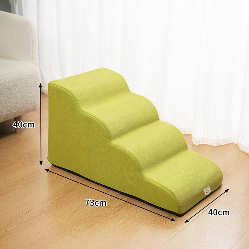 Washable Non-Slip Pet Stairs: Small Ramp for Dogs To Access Bed