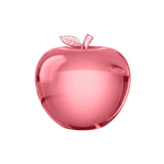 Apples Squeeze Toy with Leaf, Slow Rise Candy Stress Reliever, Soft TPR Fidget Ball for Adults, Clear Cute Fruit Shape Desk Gift