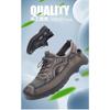 Men S Breathable Hollow Out Lace Up Casual Outdoor Slip On Versatile Lightweight Driving Sandals