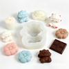 Cute Sheep Silicone Mold Non-Stick Heat Resistant Reusable Mould for Homemade Candle Making DIY Craft Gifts