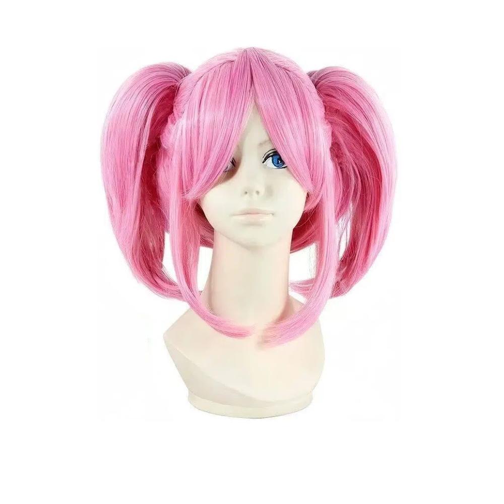Anime Sailor Moon Chibiusa Tsukino Cosplay Combinaison de Combat Perruque Rose Coiffe à Nœud Chaussettes Accessoires de Costume d'Halloween Tenue Cosplay Children 140