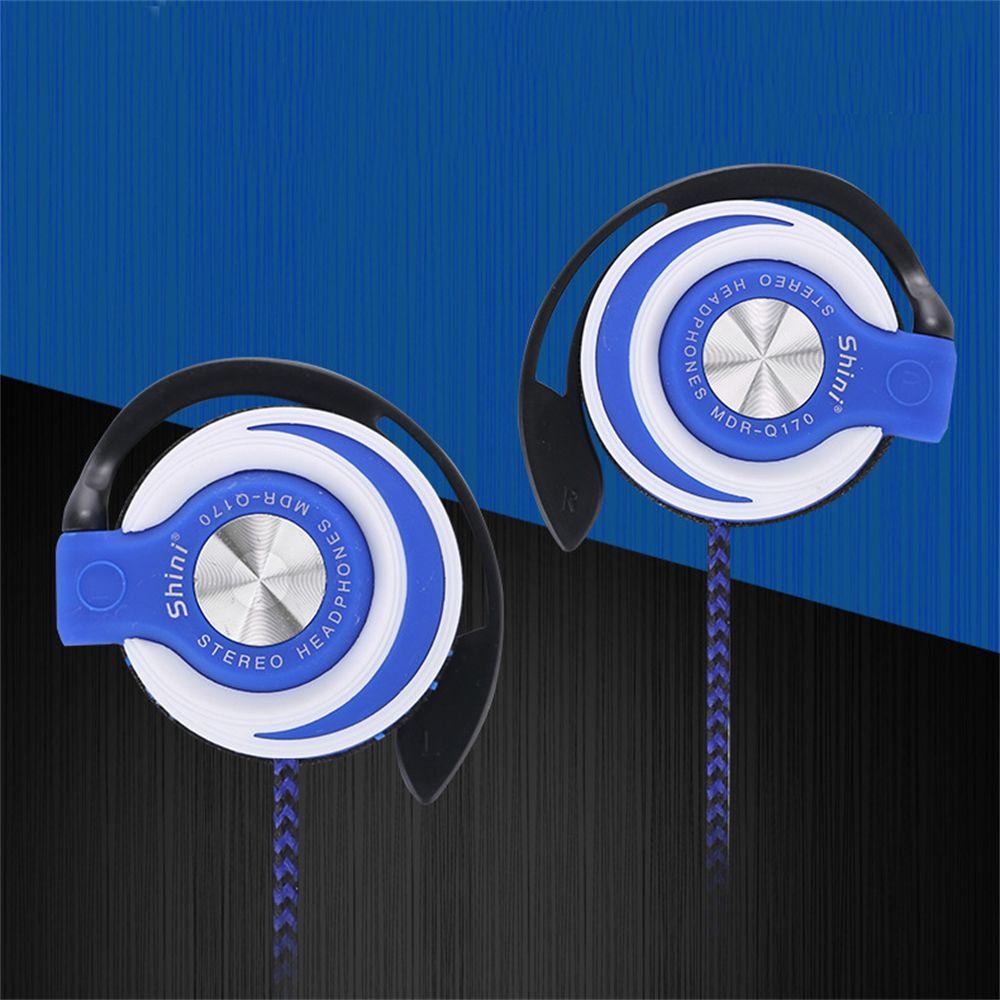 and Over-ear 3.5mm Plug for Phones/MP3/MP4 Wired Headphones Bass Headset Ear Hanging Wired Earphone