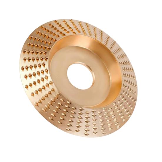 Wood Grinding Disc Set for Angle Grinder, Carbon Steel Sanding Disc, DIY Sanding Disc for Woodworking Durable 4" And 4.5" Angle Grinder