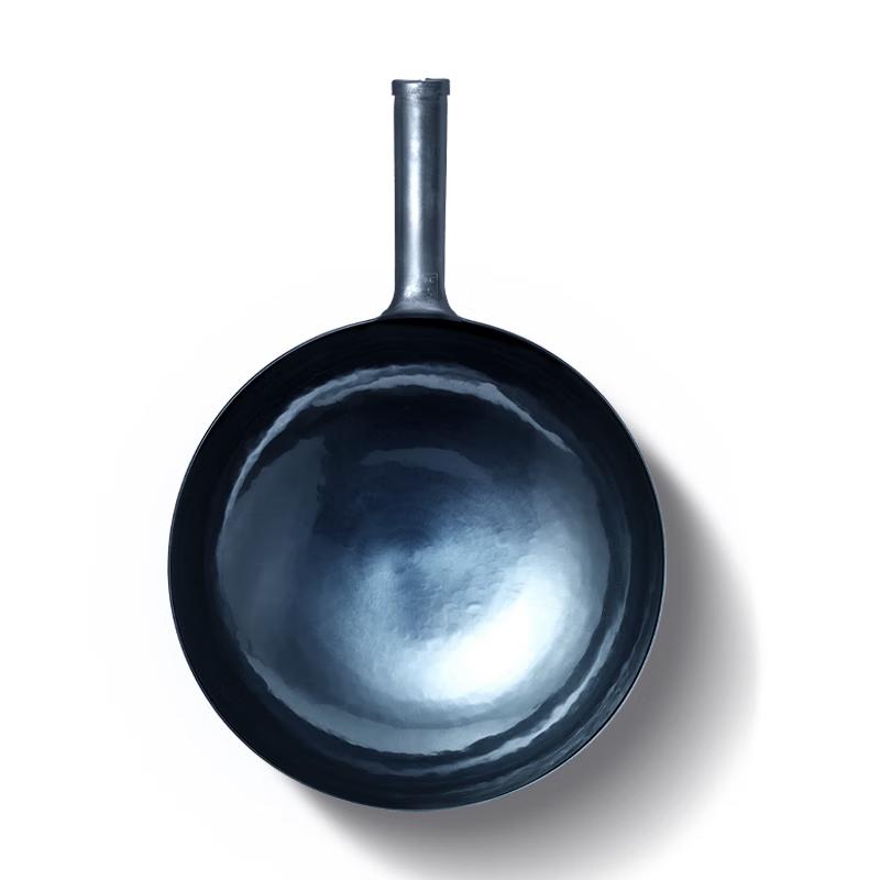 Чжанцю кованый чугунный вок с антипригарным покрытием