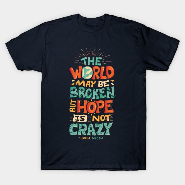

Men Black Print T-shirt Hope Is Not Crazy No-Cut Transfer Paper Print Cotton Tshirt S Темно-синій
