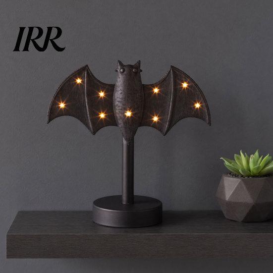 Spooky Night Light Halloween Gothic Witch Lantern, Resin Tabletop Decor with Warm Glow, Centerpiece Lantern Decoration for Shelf Desk