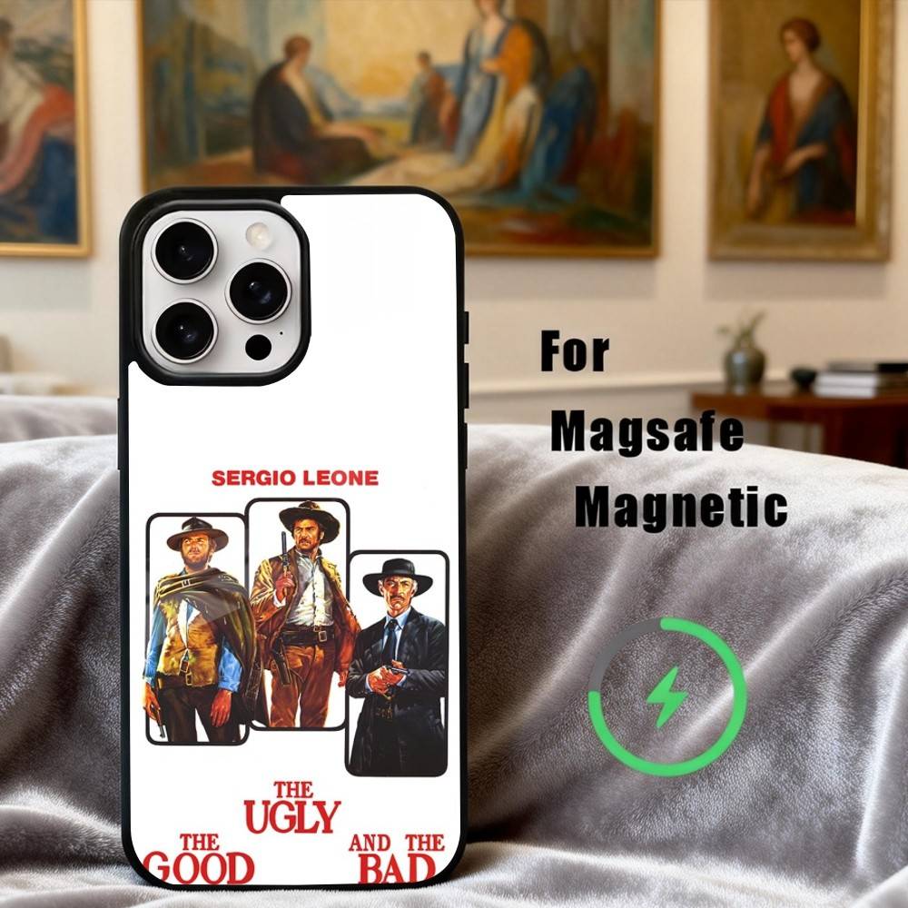 FILM T-The Good the Bad and Ugly Handyhülle Für iPhone17,16,15,14,13,12,11 Plus,Pro Max Magnetisch Für Magsafe Kabelloses Laden