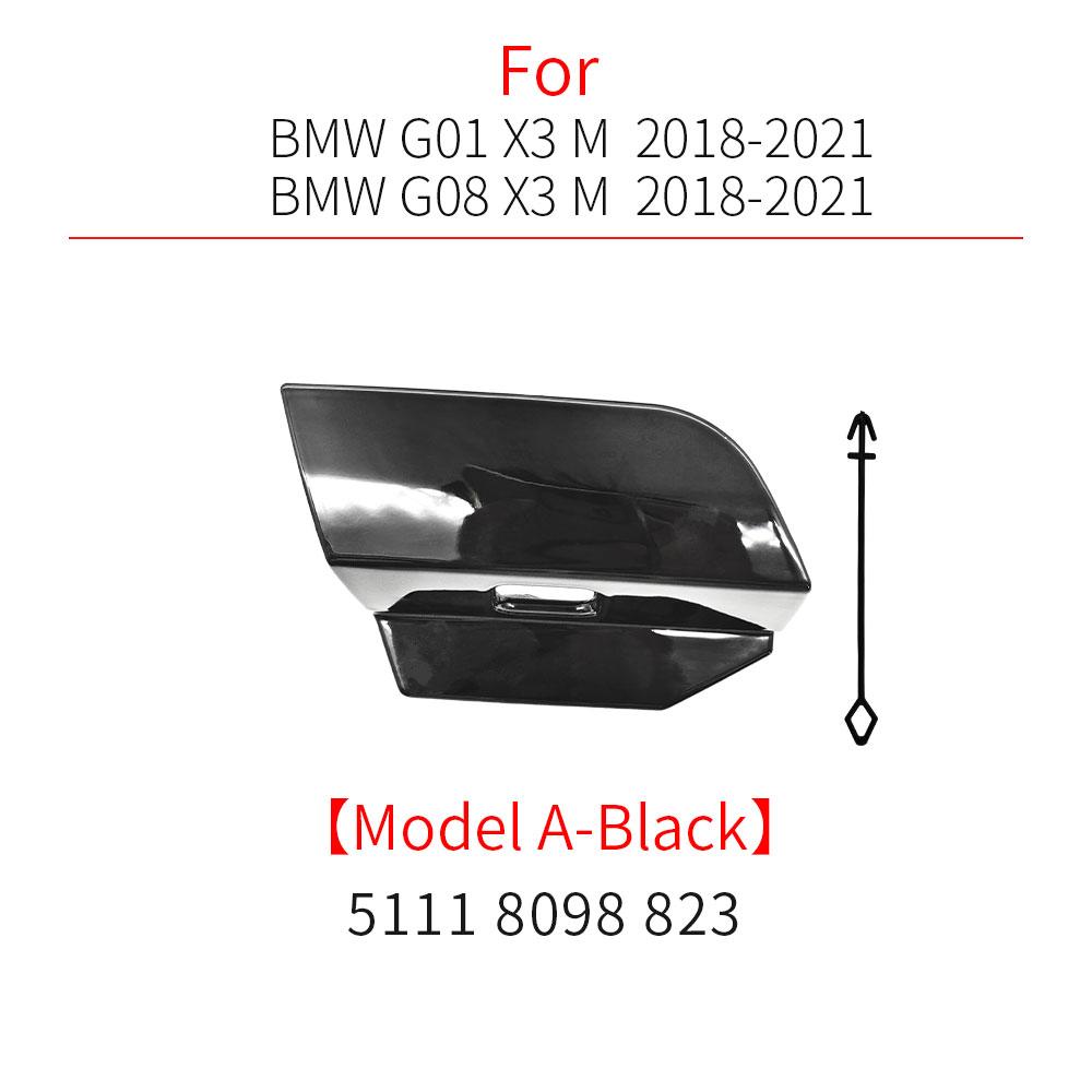 Pro BMW G01 G02 M Sport Krytka oka pro tažení předního nárazníku auta Příslušenství Černá Pro BMW X3 M X4 M Série 2018-2024 51118064606