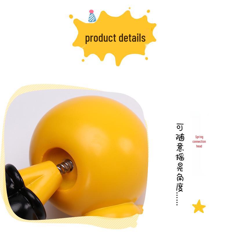 Ha Hu Emoji Bobblehead Car Ornament: Cute Cartoon Interior Decoration.