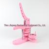 Children's DIY Badge Maker: Horizontal Push Button Press (Pink)