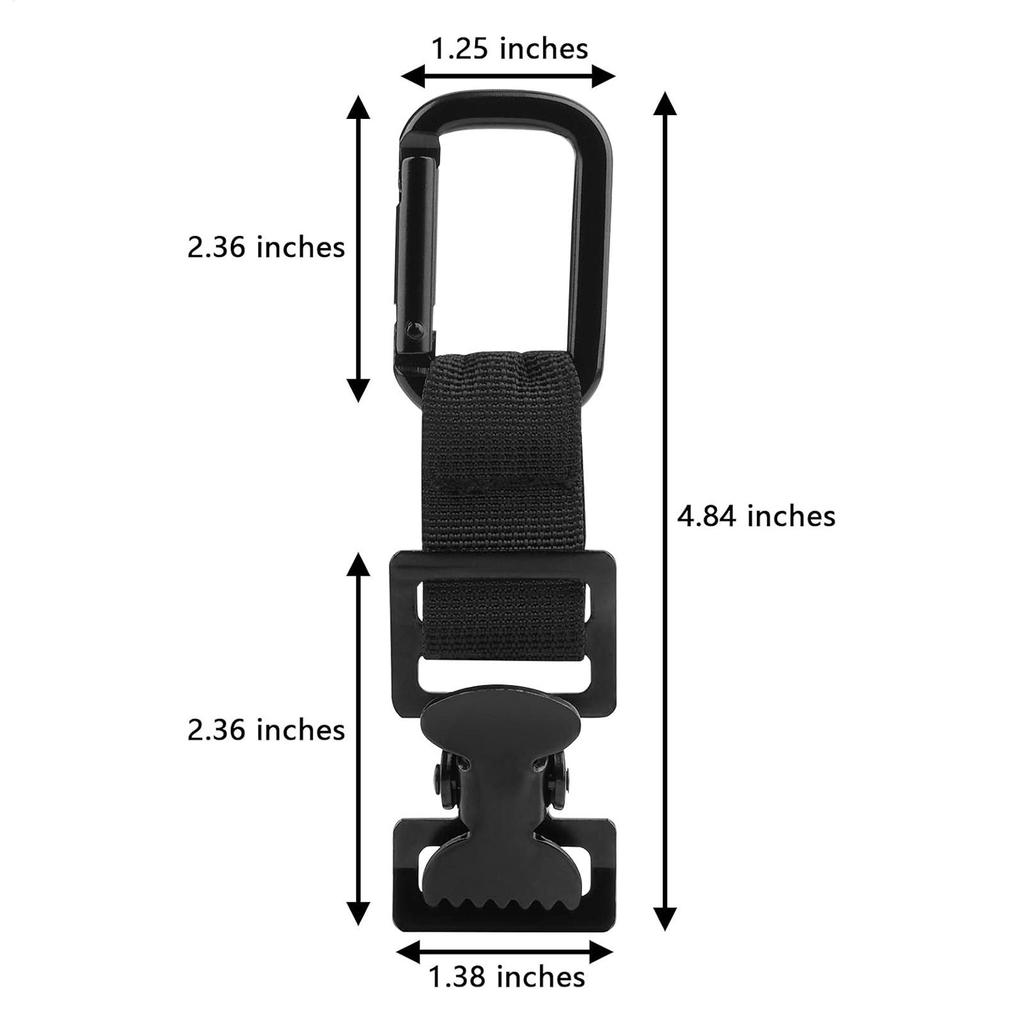 Gezahnter Arbeits-Handschuhclip Schwerlast-Fäustling-Aufhänger & Sicherheitsklemme Für Gürtel, Bauwesen, Lager & Schweißen, Handschuhhalter