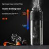 TKK 1000ml Men's Stainless Steel Sports Water Bottle