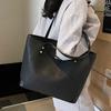 Wholesale Popular Korean Simple Woven Pattern Large-capacity Tote Bag Women's Commuting Versatile High-end Shoulder Bag