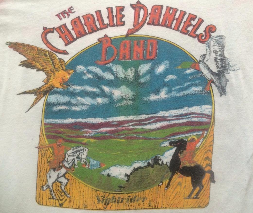 Vintage The Charlie Daniels Band T-Shirt White Size S-234XL EM0180 S