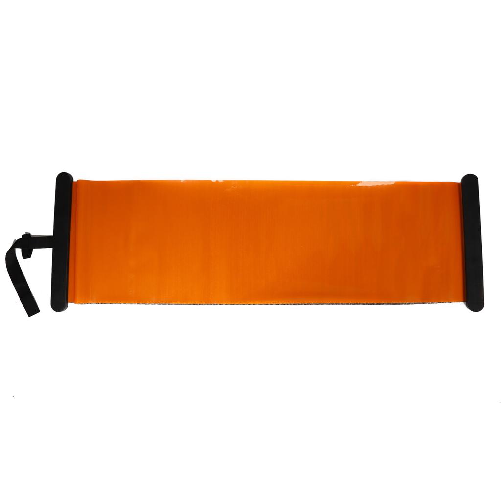 Yoga Fitness Sliding Mat with End Stops Multifunctional Quiet Sports Slide Mat for Body Shaping Orange