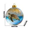 3D Animal Ball Christmas Decoration Acrylic 3D Wildlife Wonder Decorations Ocean And Forests Biology Christmas Decoration