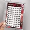 Ying Lier Natural Cluster Fox-Eye Eyelashes - Beginner-Friendly and Glue-Free