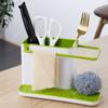 Storage Shelf Sponge Holder Draining Sink Box Kitchen Organizer Draining Rack Dish Storage Rack Stands Utensils Towel Rack