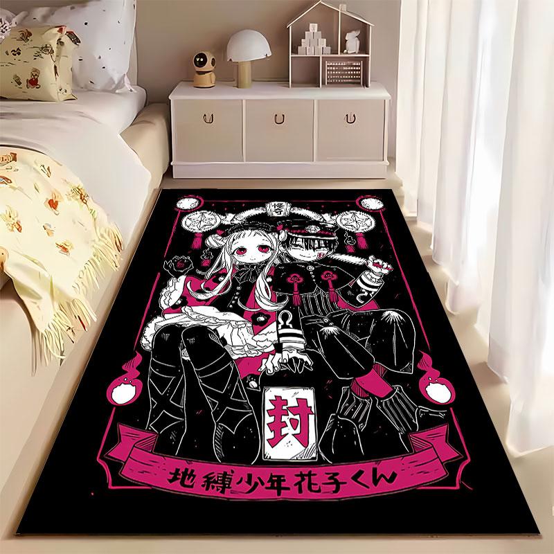 Anime Couple with Gothic Design suitable as a non-slip mat for the living room or bedroom sofa