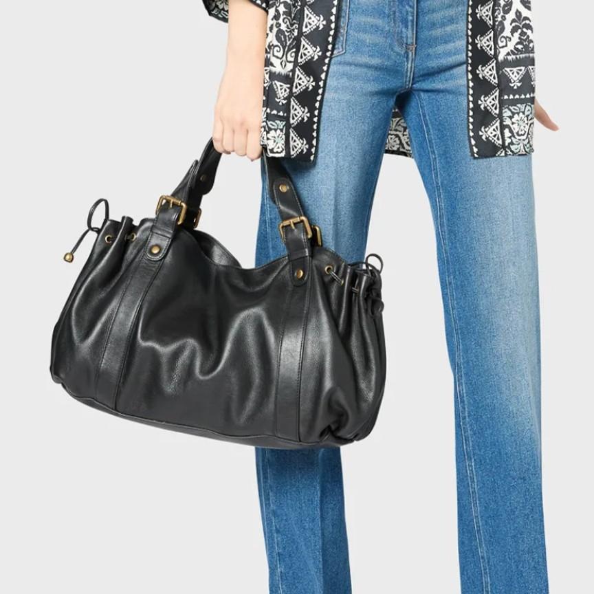 Women s Simple Handbag Commuter Shoulder Boston Bag Stylish Versatile Work Crossbody Bag