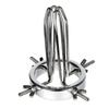 Dilatador anal de acero inoxidable, dilatador anal ajustable, juguetes sexuales SM para hombres, mujeres homosexuales, tapón anal vaginal