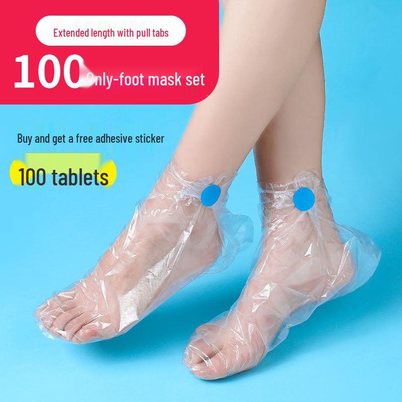 Waterproof Disposable Long Tube Foot & Shoe Covers (Plastic)