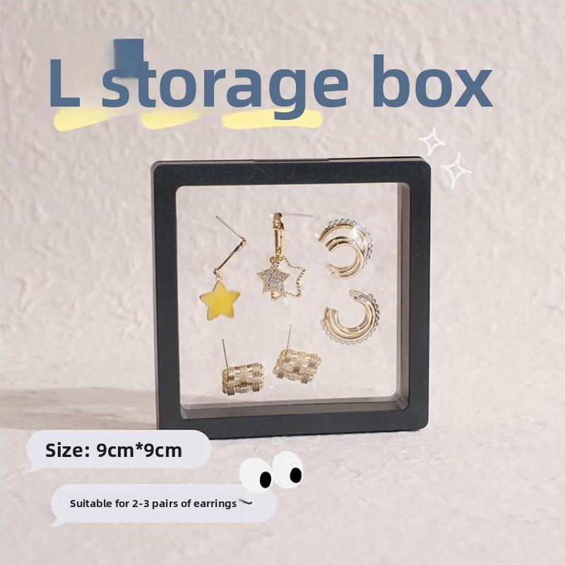 Прозрачный органайзер для украшений из пленки - стильная, минималистичная и портативная шкатулка для украшений - пылезащитный и герметичный