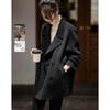 Women's Double-Faced All-Wool Longline Coat