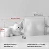 Kitten Flowerpot Silicone Mold Professional Silicone Candle Cup Mould For Handmade Candle Container Soap Plant Flowerpot