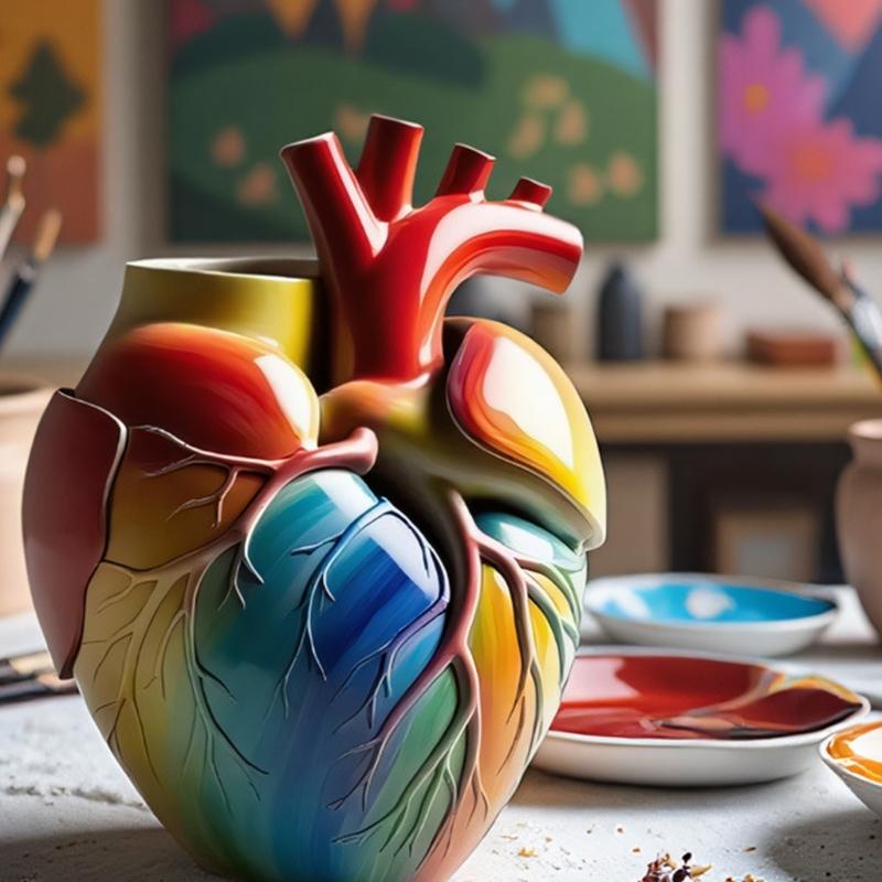 Herzform Silikonformen Geeignet für Harzhandwerk Geprägter Pflanztopf Schmuckherstellung Mehrzweck Feiertagsdekoration