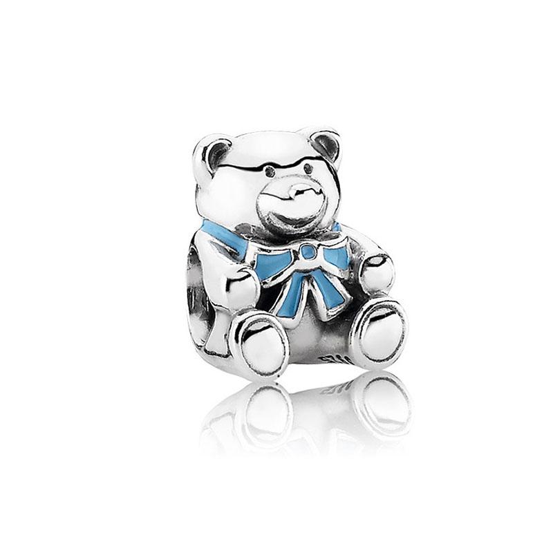Kupferplattierte Tier Hund Katze Eule Leuchten im Dunkeln Anhänger Charms Perlen Passen Original Pandora Armband Damenschmuck