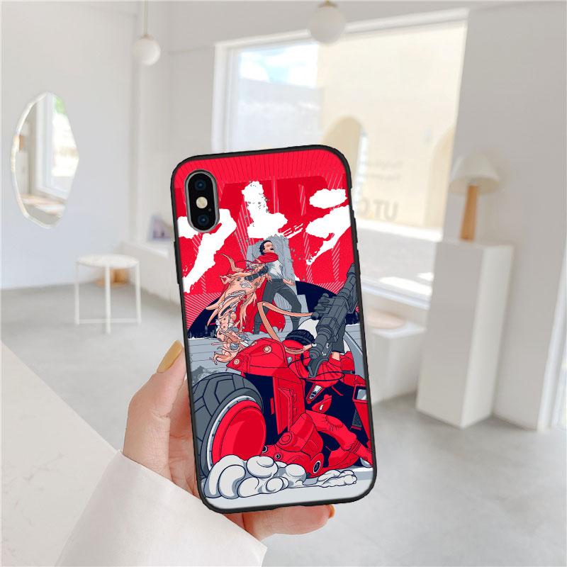 LO2 Akira Anime Soft Shell Phone Case for Samsung Galaxy S20 S21 S22 Ultra FE + Plus A21S A22 A24 A25 A26 A30 A30S A31