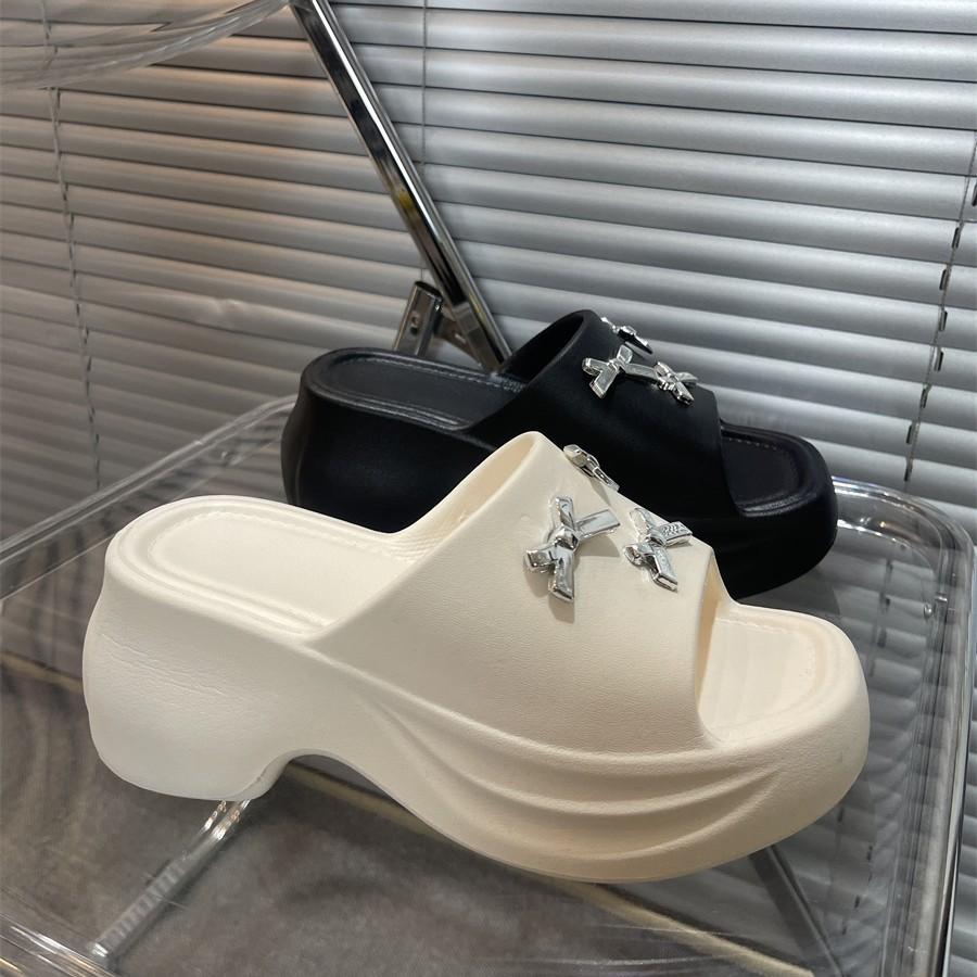 New Outer Wear Summer Thick-soled Slippers Women's Summer Cool Slippers Go Out To Increase the Height of Students